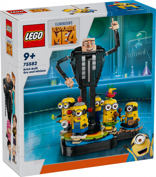 Gru und die Minions aus LEGO® Steinen