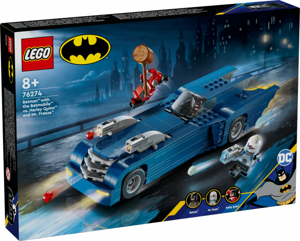 Batman™ im Batmobil™ vs. Harley Quinn™ und Mr. Freeze™