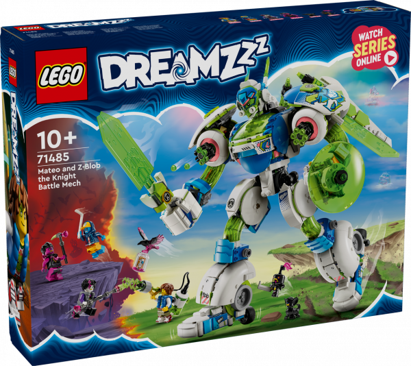 Mateo und Z-Blob der Ritter-Mech